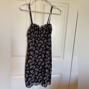 Butterfly babydoll mini dress 90s Y2K novelty clueless